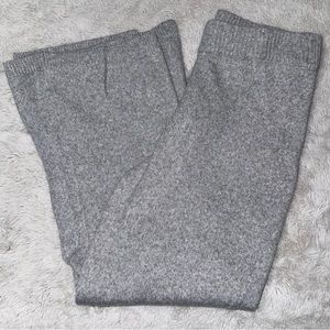 Gilly Hicks grey sweater knit flare pants